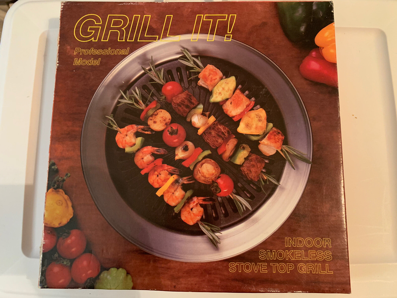NEW “Grill It” Indoor Smokeless Stove Top Grill Professional Model