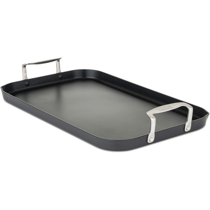 Viking Culinary Hard Anodized Nonstick Double Burner Griddle