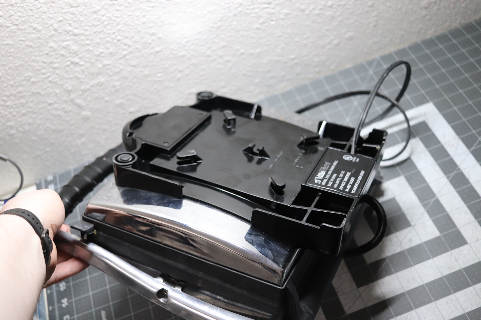 **Works!! Villaware Model 2160 Uno Panini Grill Press Sandwich Maker