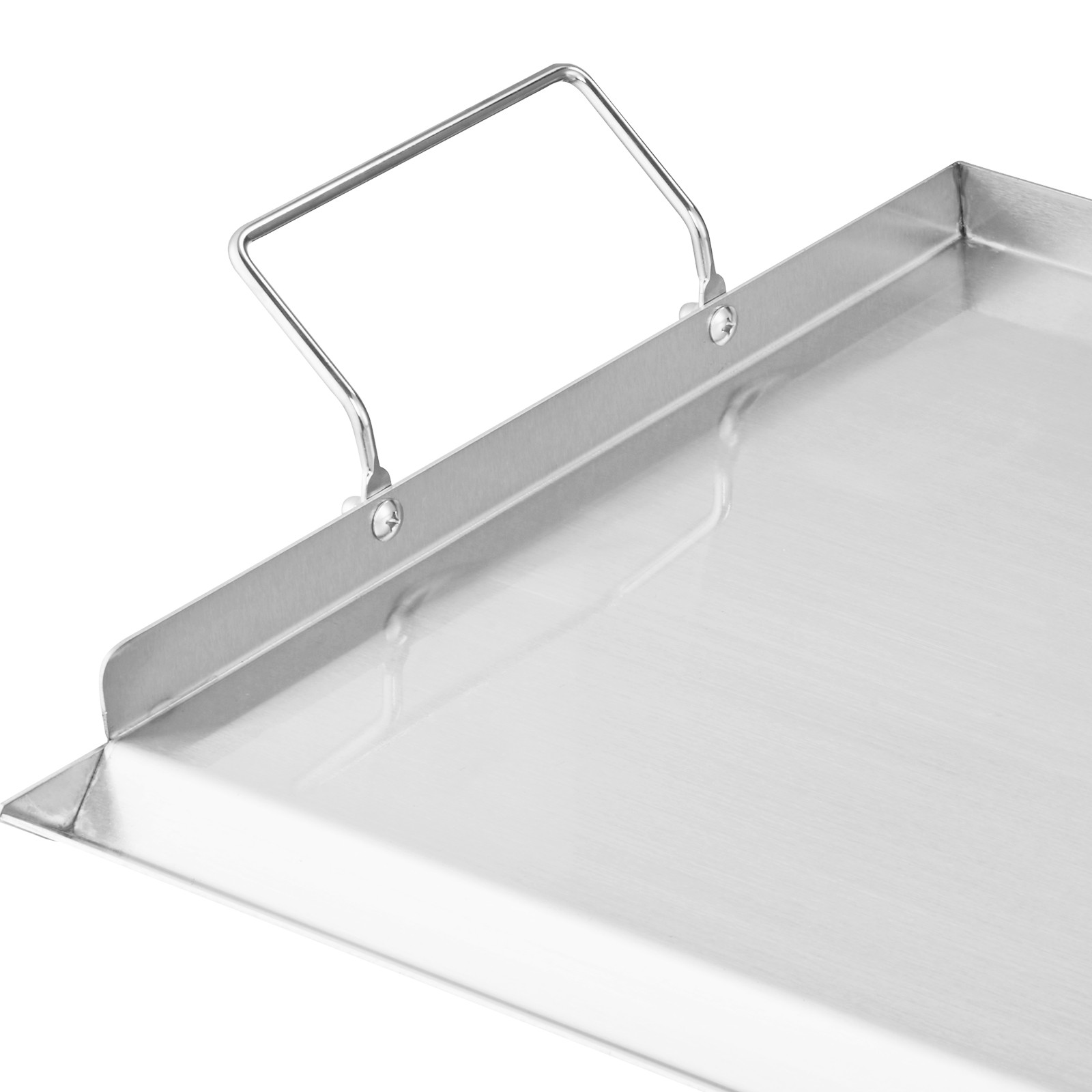 VEVOR 23×16 in Flat Top Griddle Stainless Steel Universal BBQ Grill Pan Cookware
