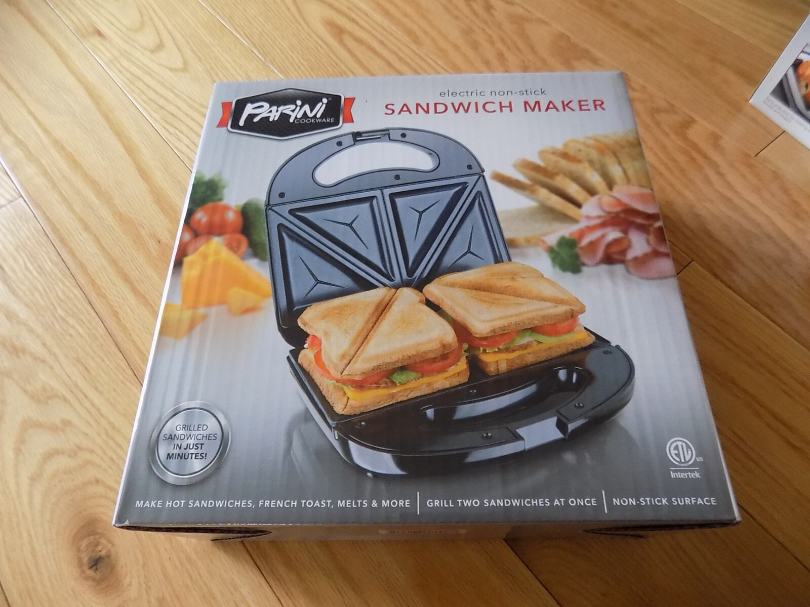 PARINI SANDWICH MAKER NEW IN BOX