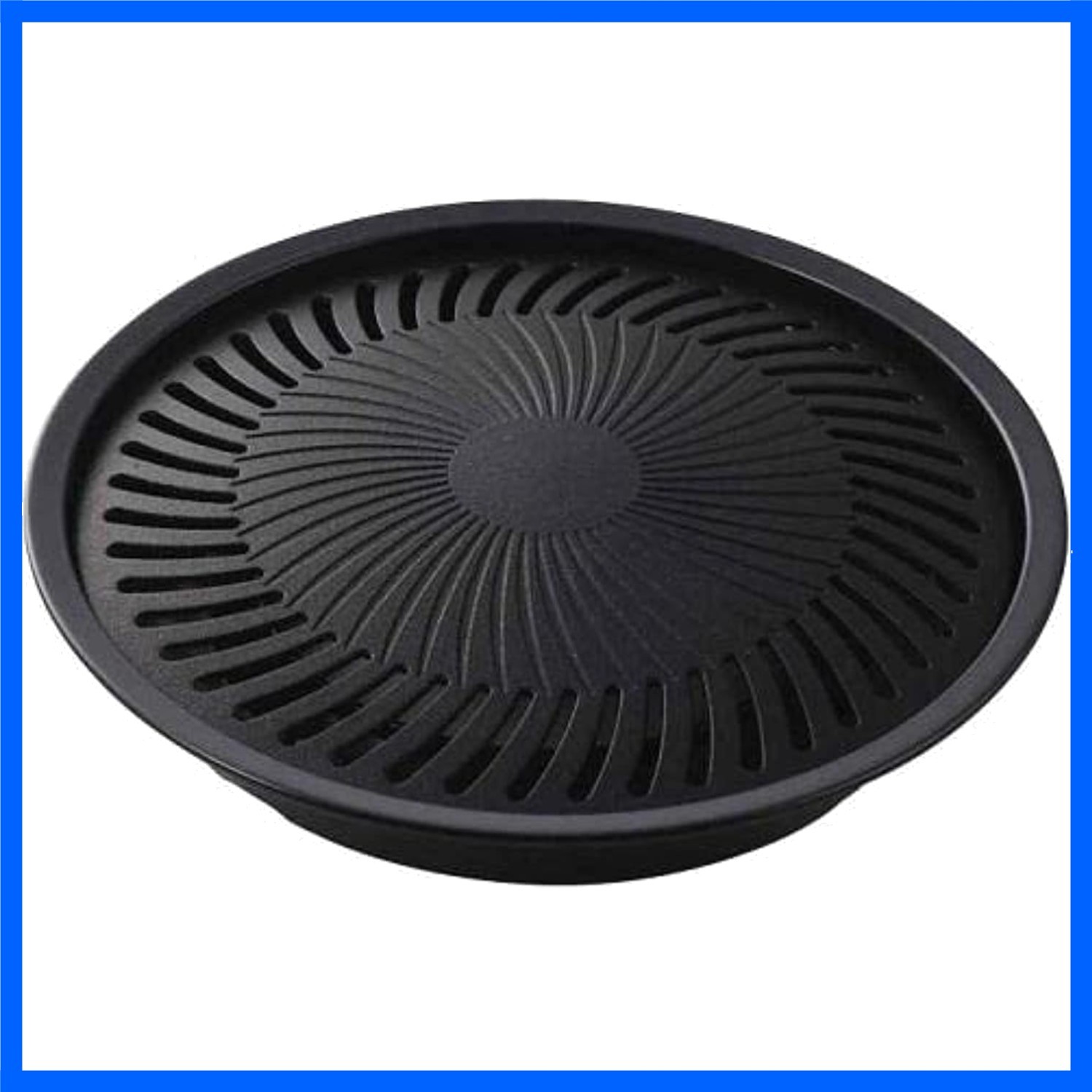 Alloy Steel BBQ Grill Plate – Compact 10.8-Inch Design for Effortless Cooking