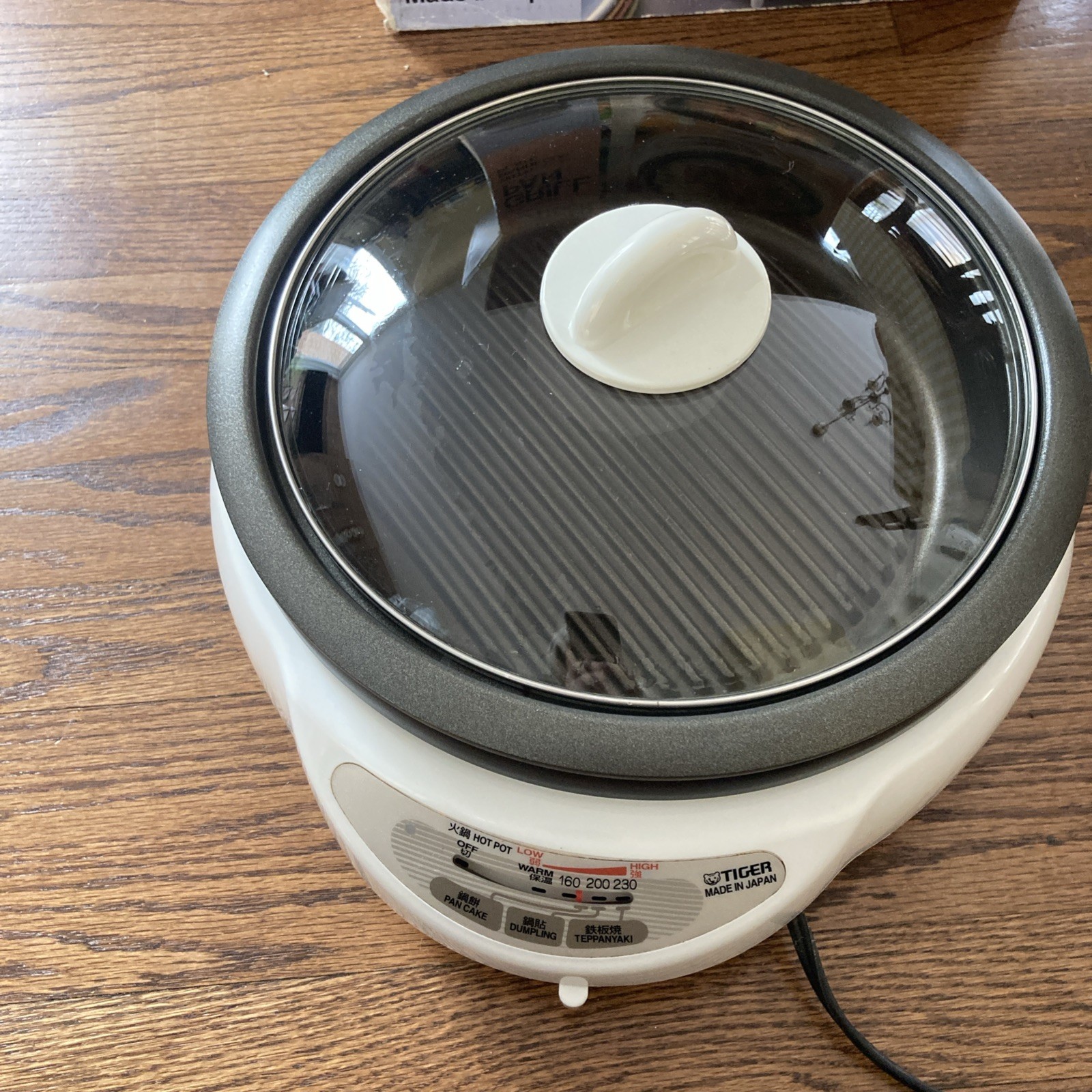 Tiger Electric Skillet Grill Pan COMPLETE CPK-D130 Made In Japan Tested NICE!