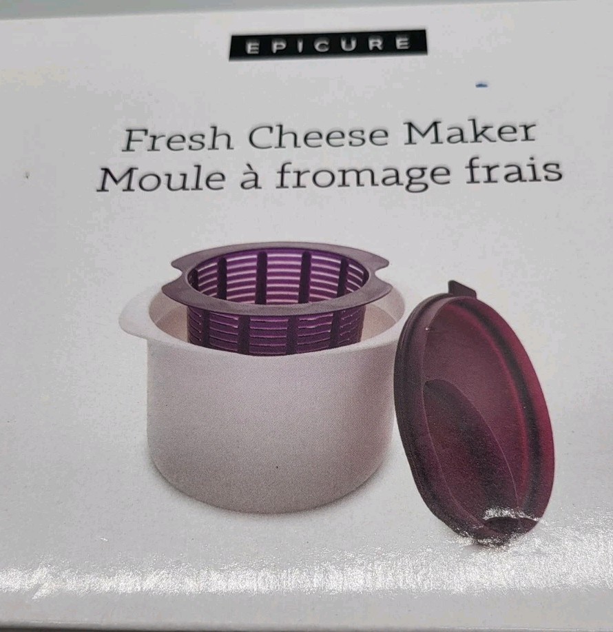 EPICURE Microwave Oven Fresh Cheese Maker Homemade Cheese Kitchen Tool – New
