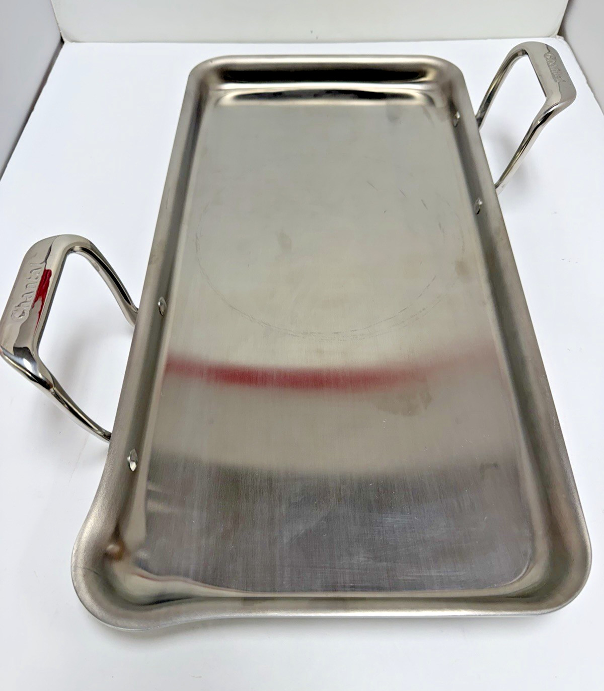 Chantal Griddle 21 Supreme Tri-Ply 19” X 9.5” stainless steel SLT60-48