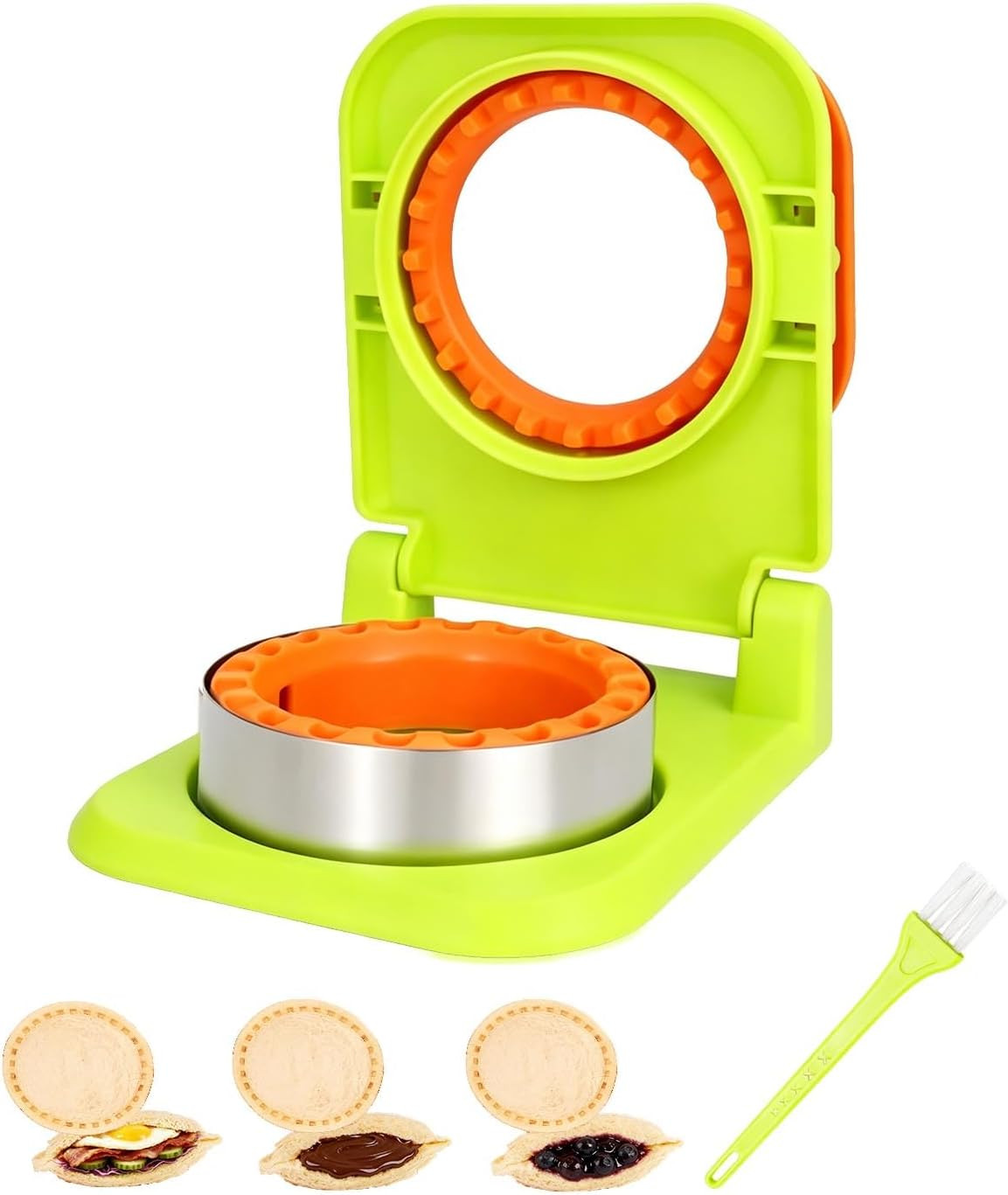 Uncrustable Sandwich Maker,Sandwiches Pocket Circle Shape 3.7Inch Sandwich Cutte