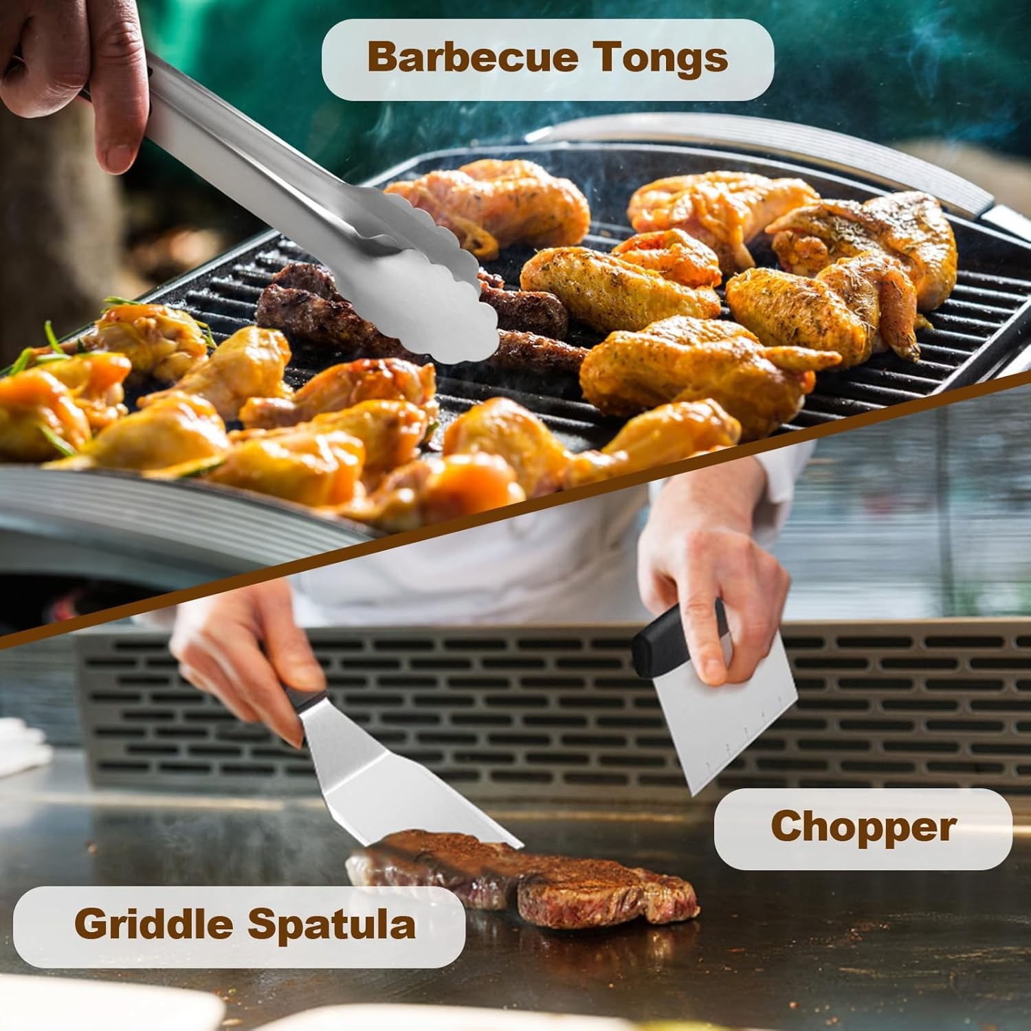 14Pcs Flat Top Griddle Accessories Kit For Blackstone Camp Chef