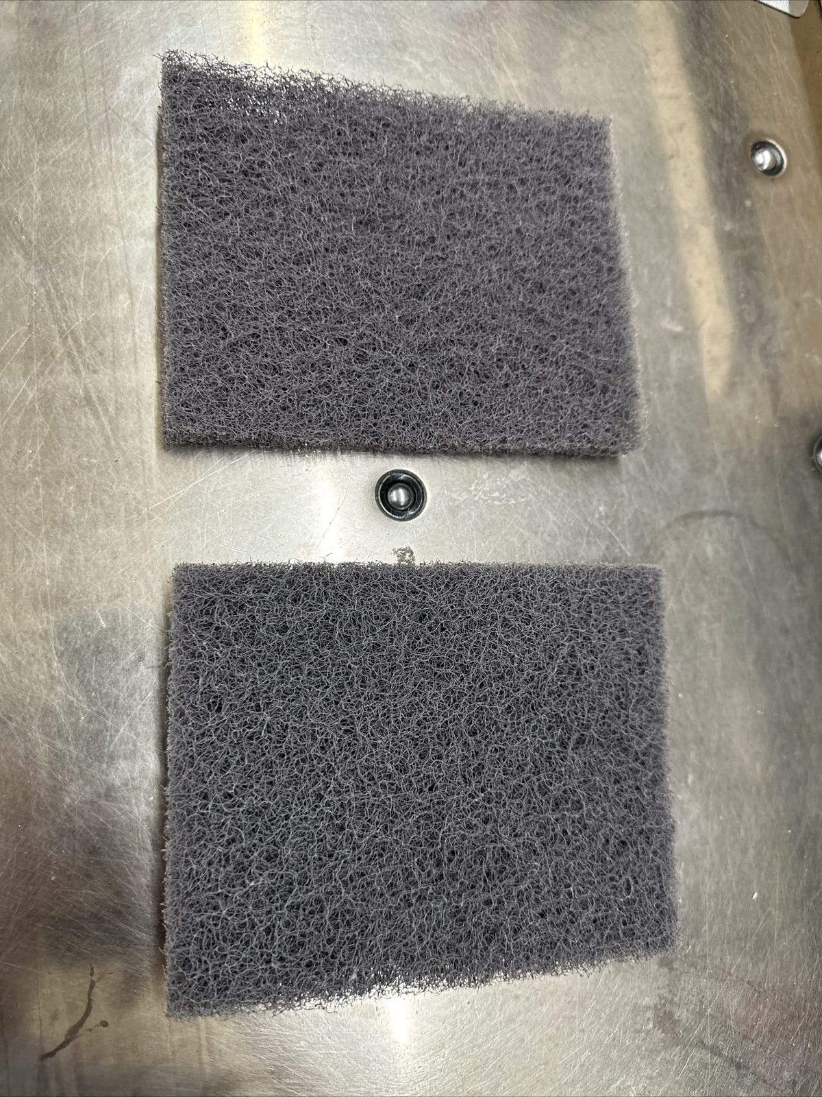 2 Scotch-Brite Griddle Polishing Pad 46-20, 4 in x 5.25 in
