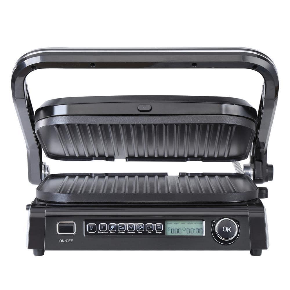 14.4 in. Commercial Electric Griddle 1800-Watt Indoor Countertop Grill, 0 –