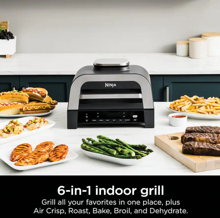 Ninja – Foodi Smart XL 6-in-1 Countertop Indoor Grill with Smart Cook System