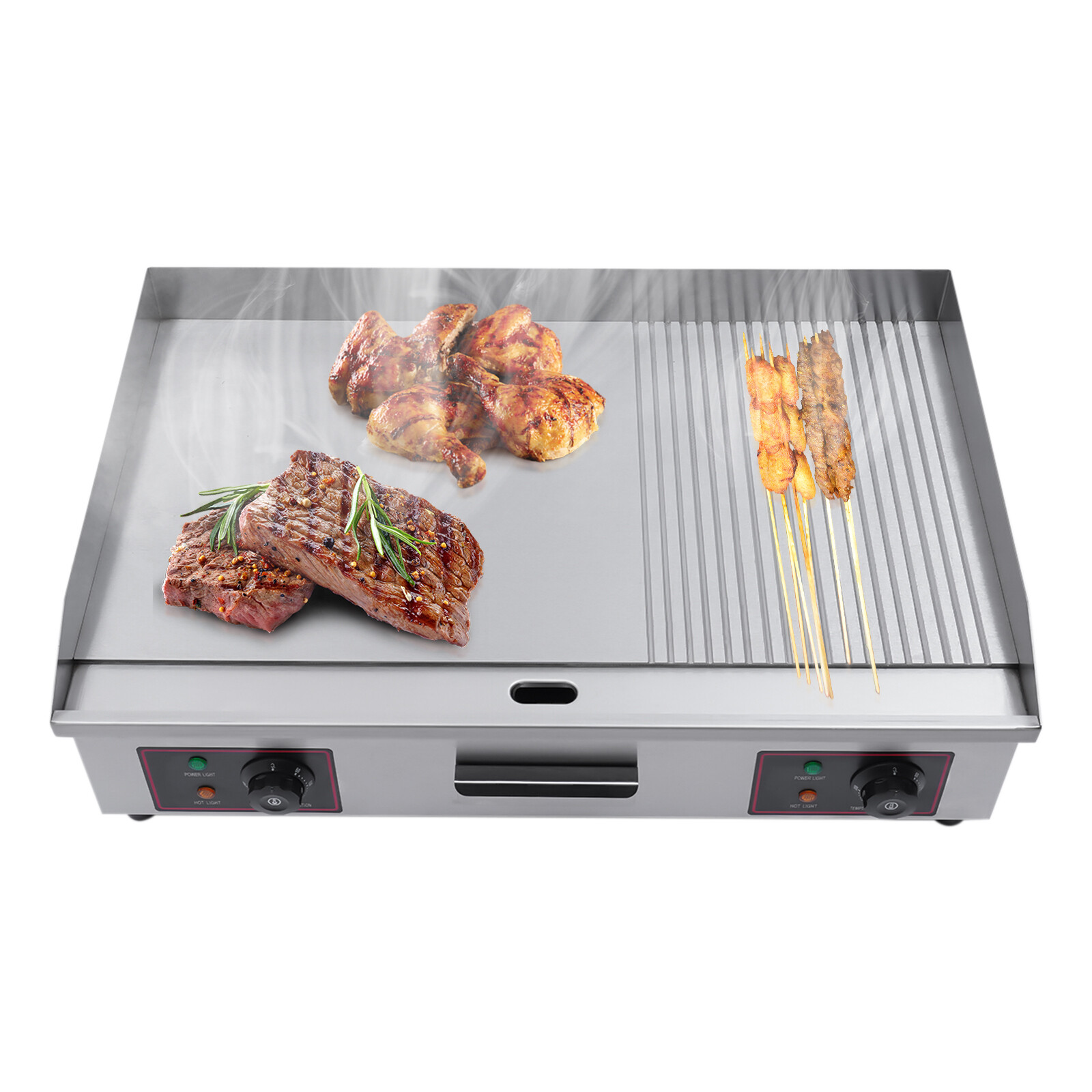 22 in/29 in Commercial Electric Griddle Countertop Flat Top Griddle Grill