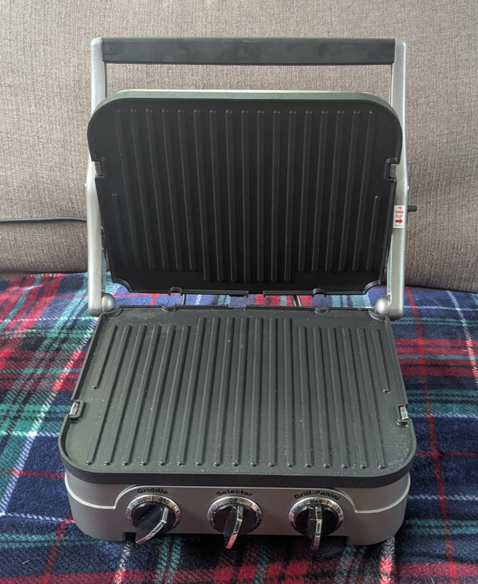Griddler by Cuisinart Pinini/ Sandwich Press (30727) Model: GR-4N (CR)