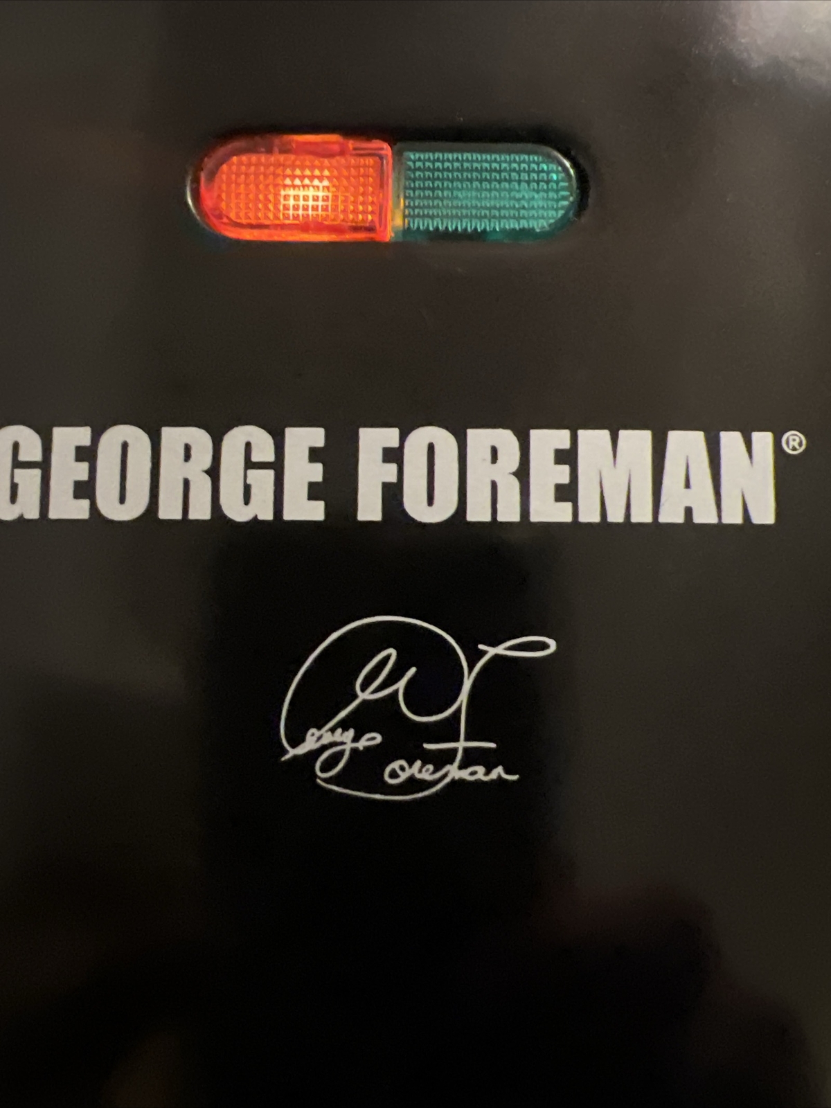 George Foreman 4-Serving Removable Plate Grill Panini Press Black Tested Works