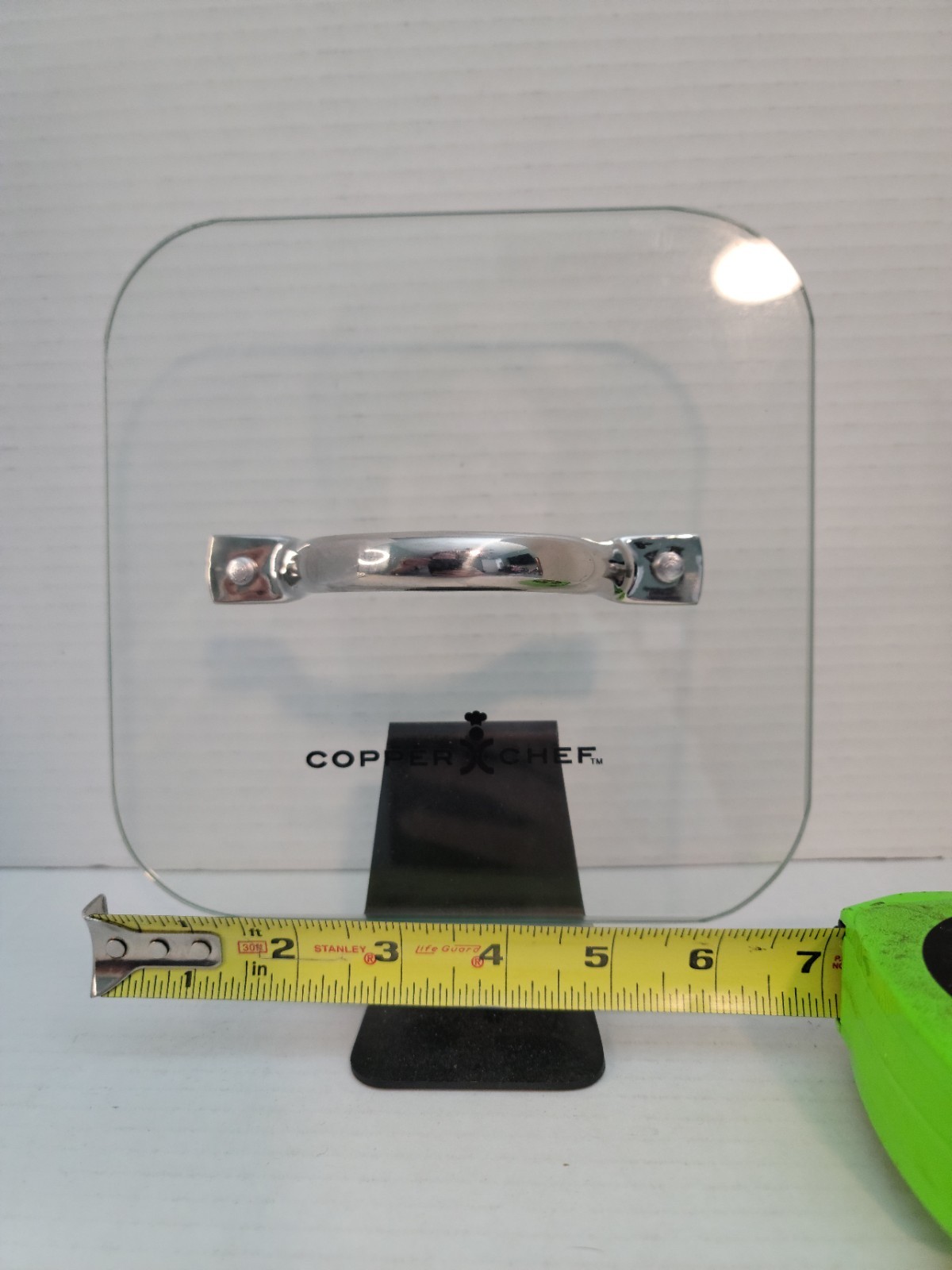 Small Copper Chef Non-Stick Burger Grill Press 7″ Replacement Glass Press Lid