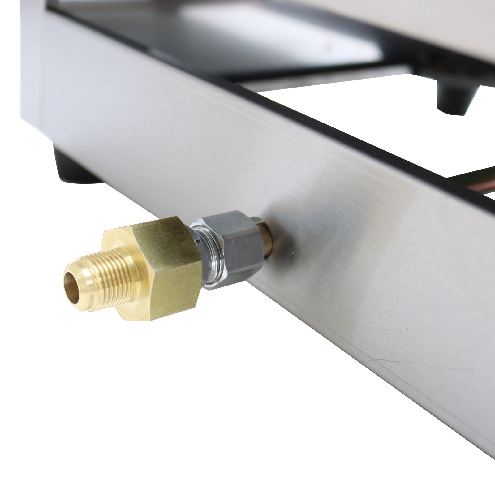 14.2*11.8 inch Stainless Steel Countertop Flat Griddle LP Gas 2800PA