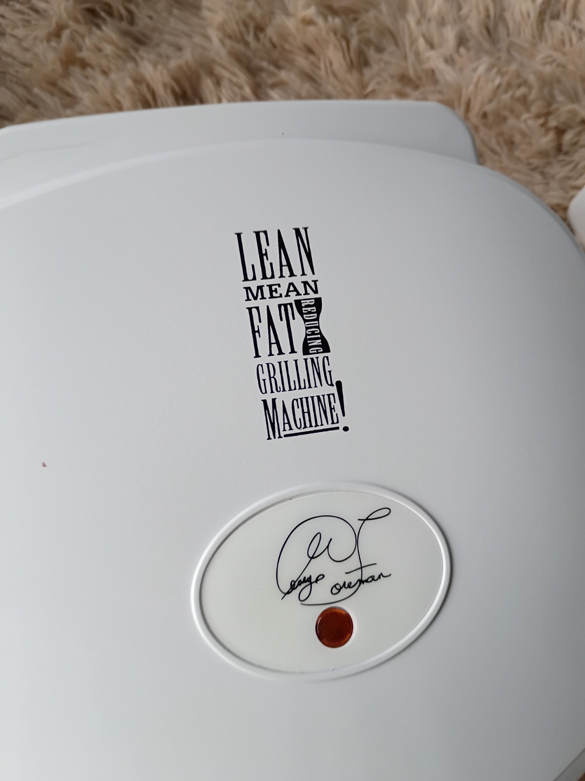George Foreman GR10AWHT Lean Mean Fat Reducing Grilling Machine Grill White in B