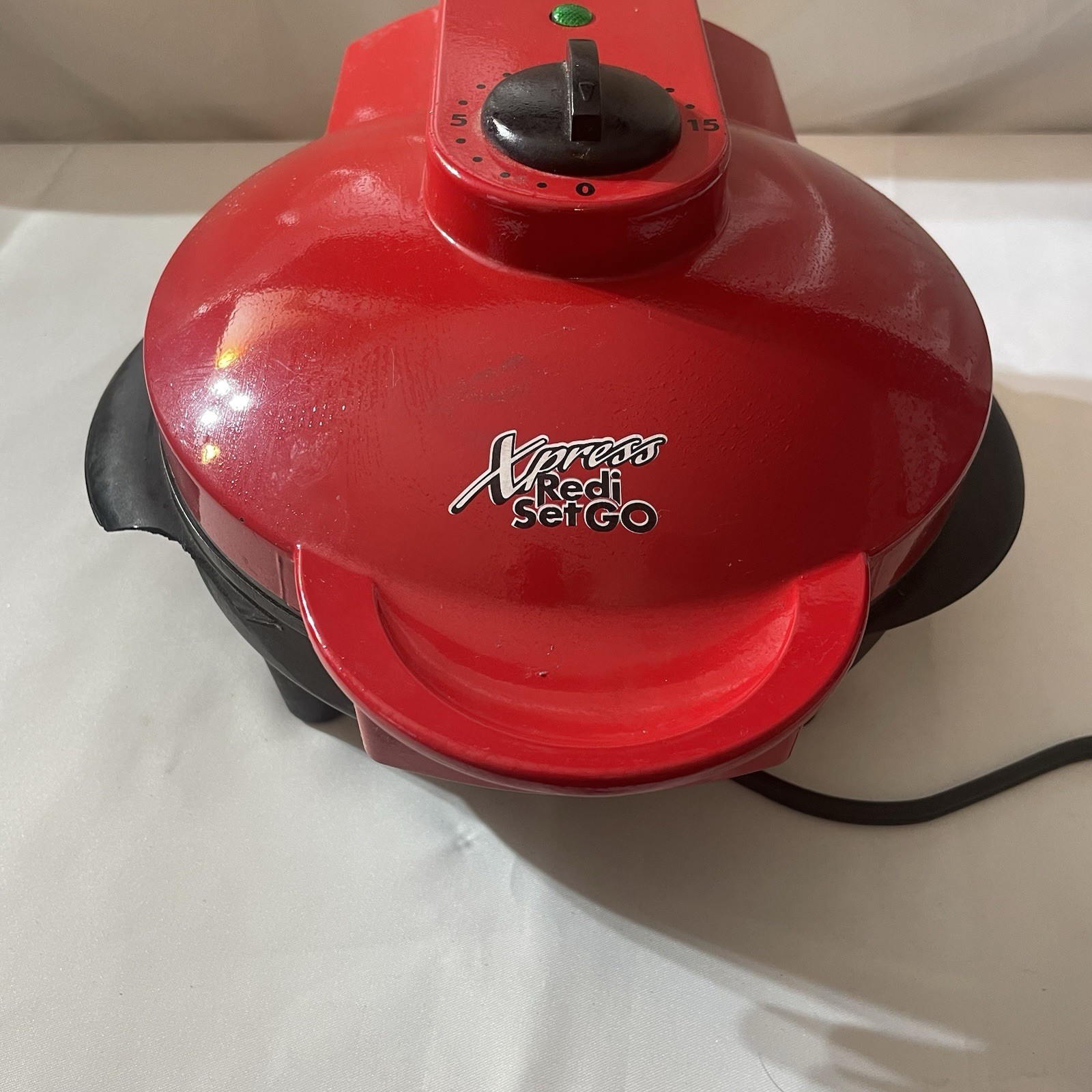 Express Redi Set Go mini cooker red cook unit only [Mdl.05-53688] used working