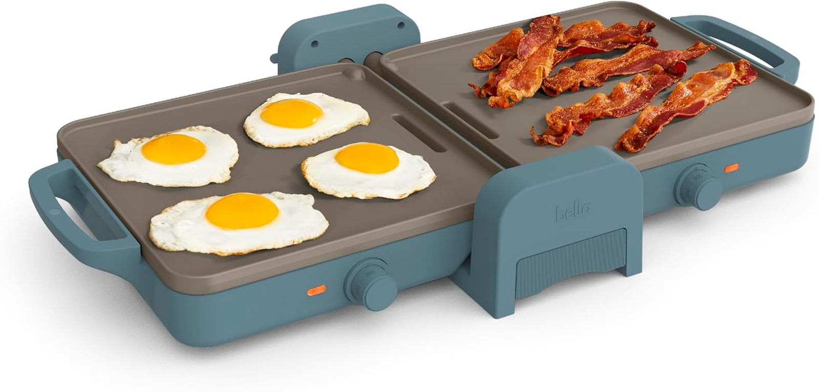 10″X 20″ Ceramic Fold-N-Store Dual Temp Griddle, Fits-Anywhere™ Kitchenware, Eve