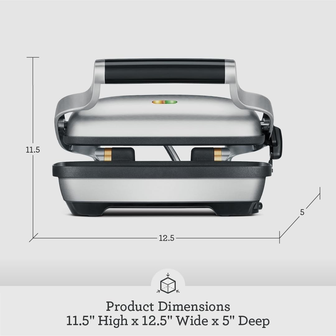 the Perfect Press™ Panini Press BSG600BSS Brushed Stainless Steel