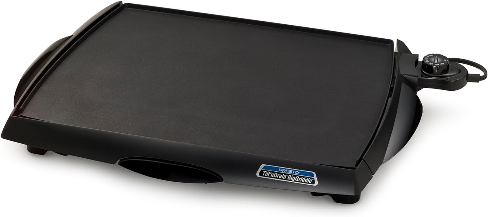 07046 Tilt ‘N Drain Big Griddle Cool-Touch Electric Griddle