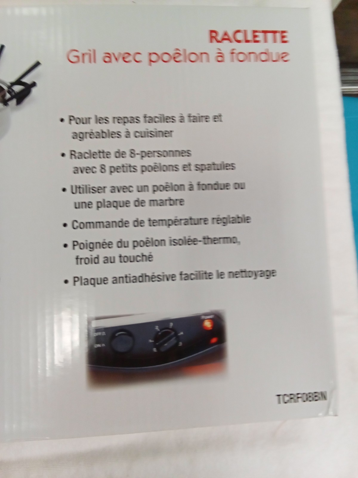 New Total Chef Raclette With Fondue Pot