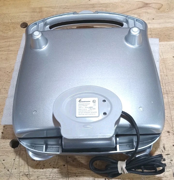 Toastmaster Pancake Maker Silver Tested & Works Breakfast *Read Description*