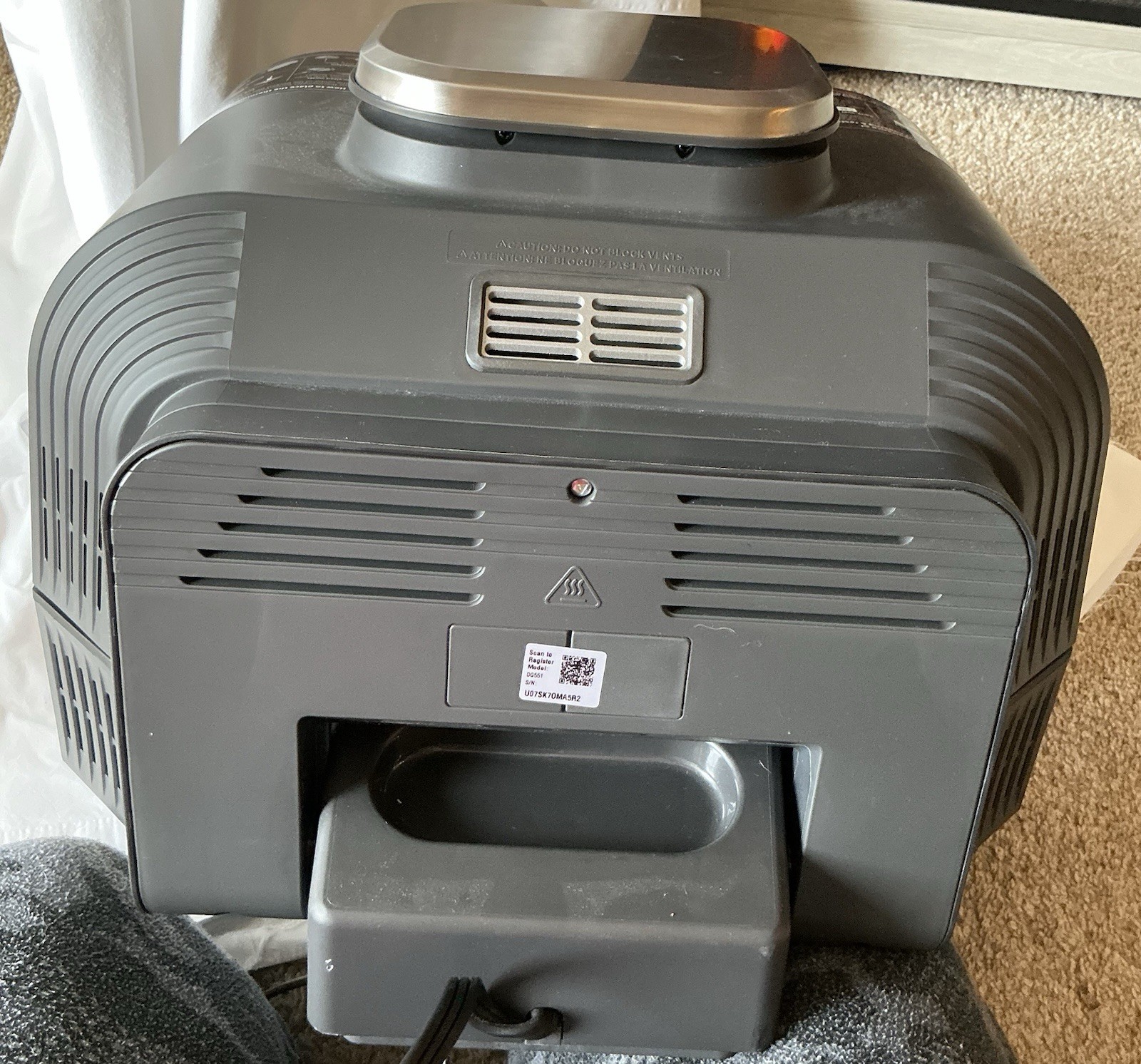 Ninja DG551 Foodi Smart XL 6-in-1 Indoor Grill w/ Smart Cook System