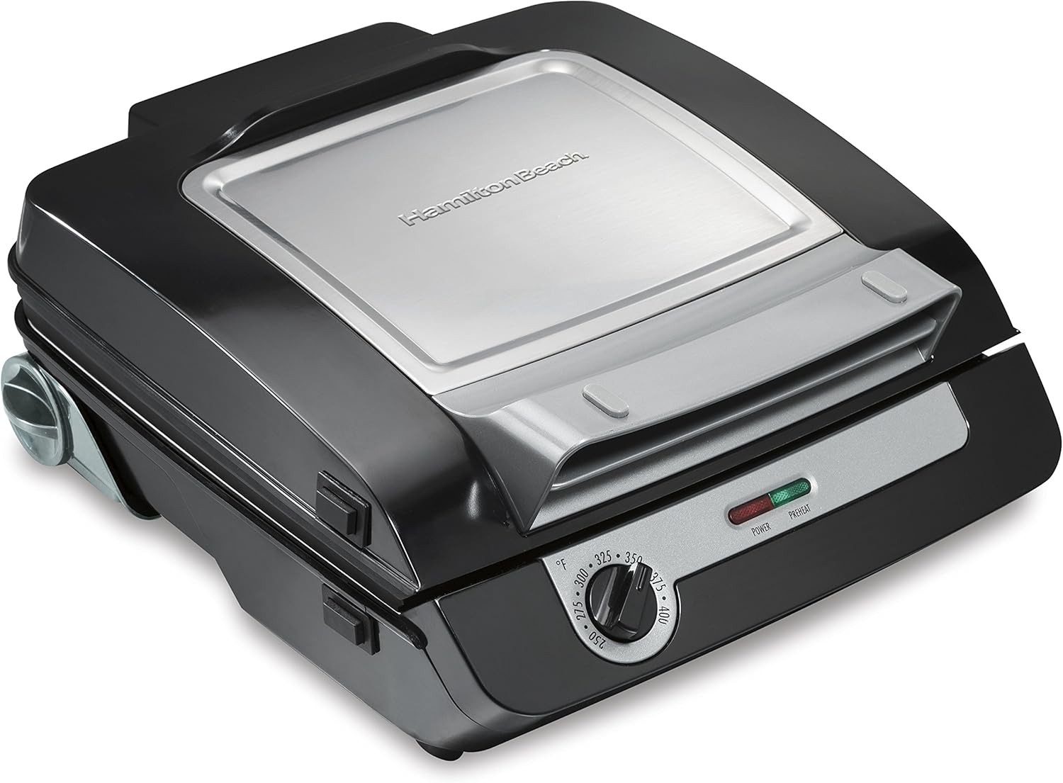 Hamilton Beach 4-in-1 Electric Indoor Grill & Electric Griddle Combo | 200 sq