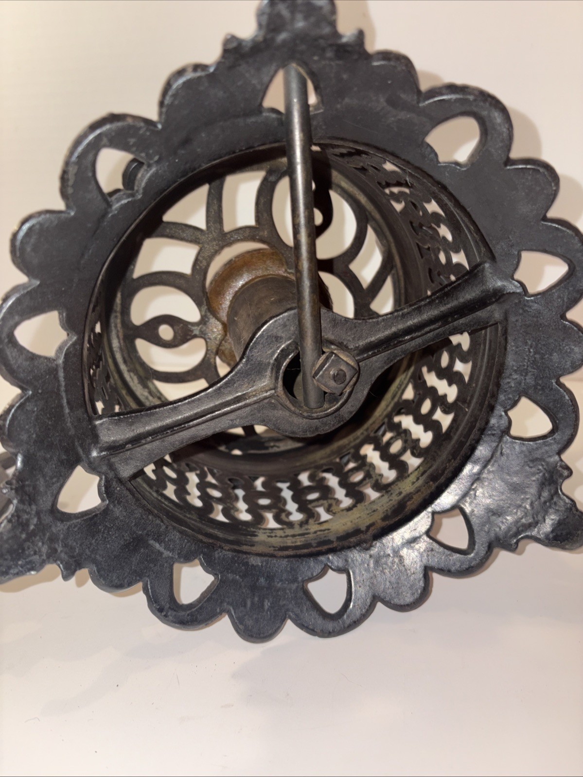 Antique Vulcan Cast Iron Single Burner Stove Hot Plate W/Tifft & Howard Grate