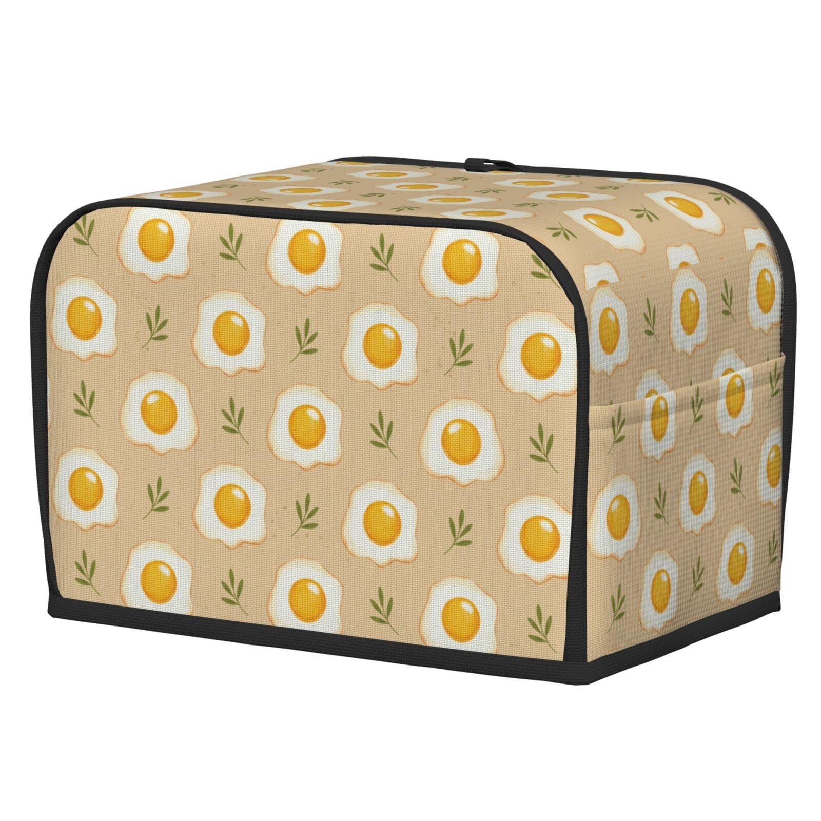 NeuKim 2 Slice Toaster Cover Rustic Fried 2 Slice, Egg Botanical