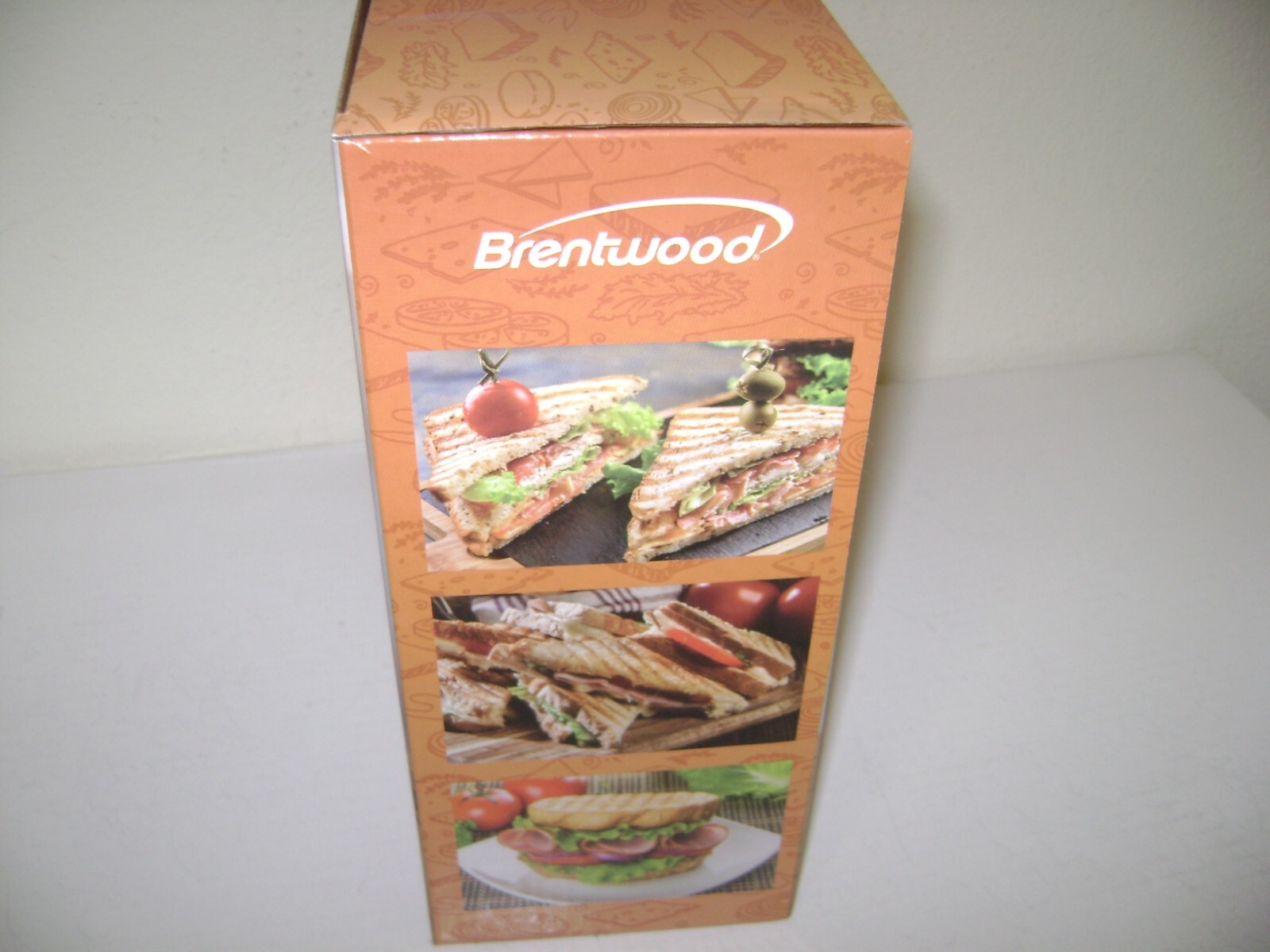 Brentwood Panini Maker, TS-245, White, Non-Stick, Press Sandwich Maker, NEW