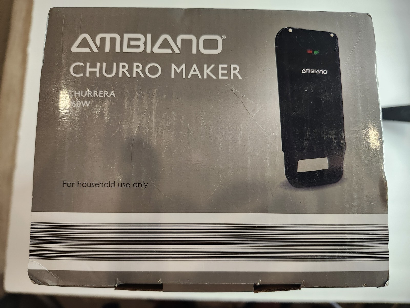 Ambiano Electric Churro Maker Black 760W Non Stick Model SW 2007CH NWB