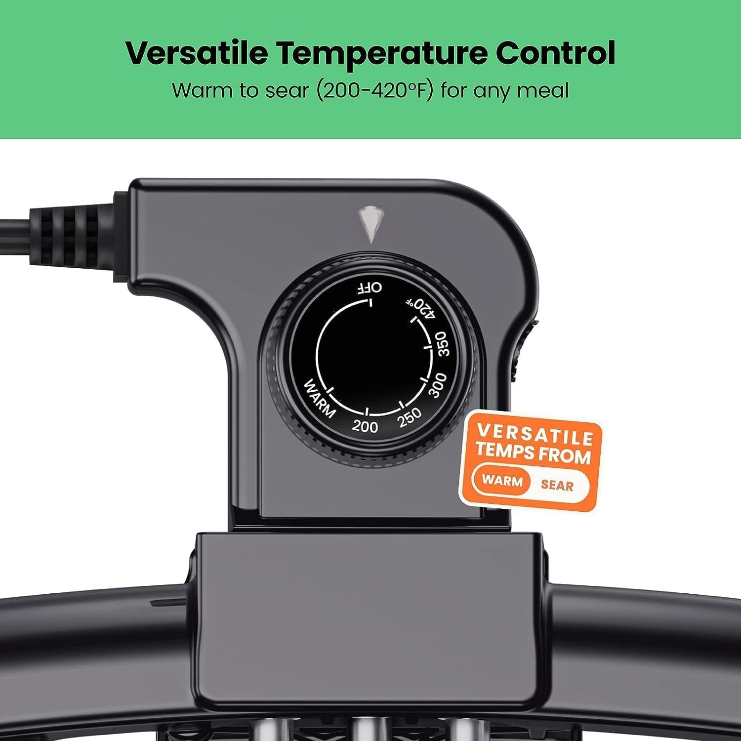 Adjustable Temperature Electric Griddle – Perfect for Pancakes, Burgers & More