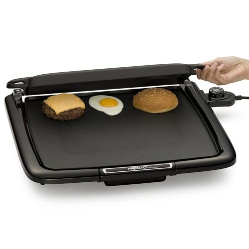 Presto 07023 Xl Cool-Touch Electric Griddle And Warmer Plus