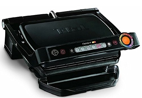 T-FAL OptiGrill Indoor Electric Grill with Removable Plates Black & Recipe Book