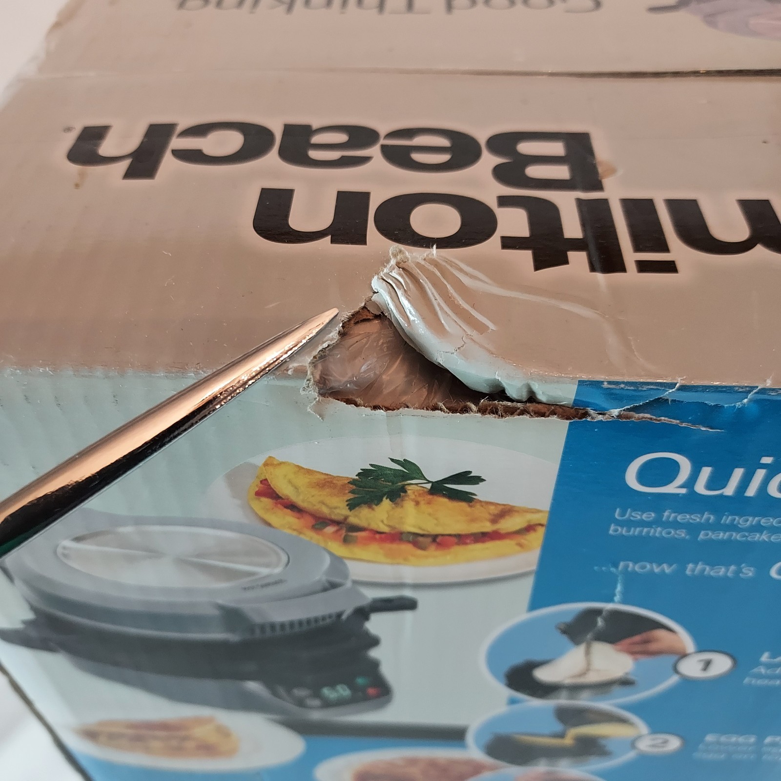 Hamilton Beach Breakfast Burrito Maker 25495 Sealed – New In Box