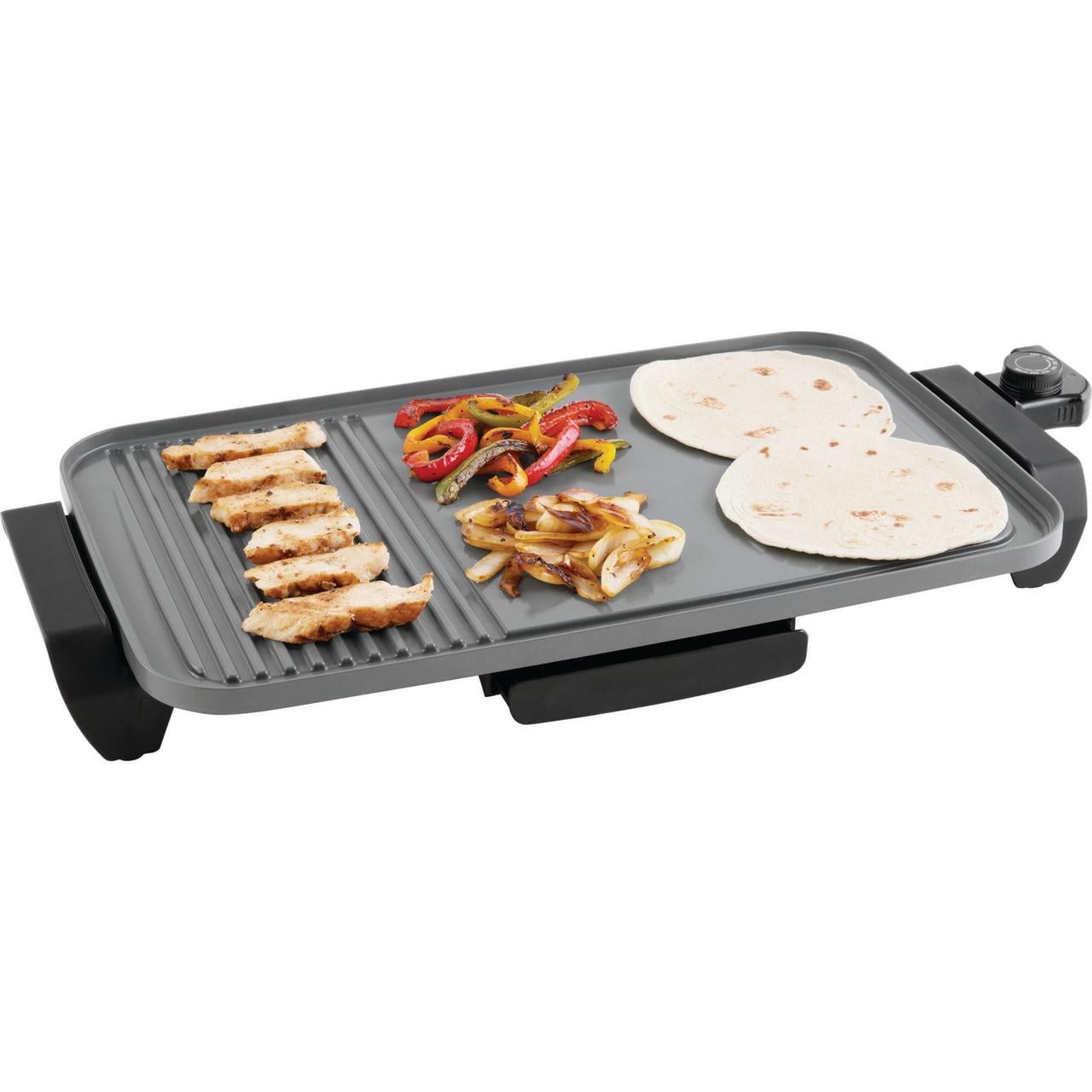 Mainstays Plus 12″x20″ Electric Ceramic Griddle with Nonstick Surface 1500 Watts