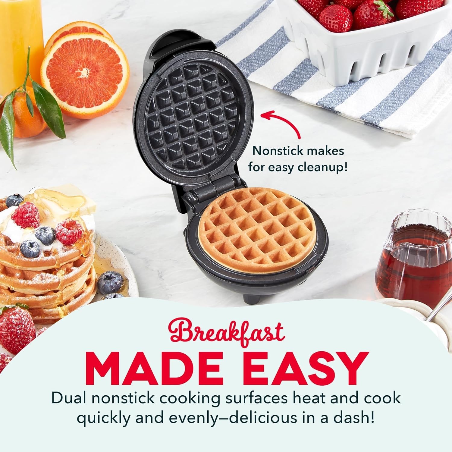 Maquina Para Hacer Panqueques Pancakes Hotcakes Huevos Galletas Mini Compacta US