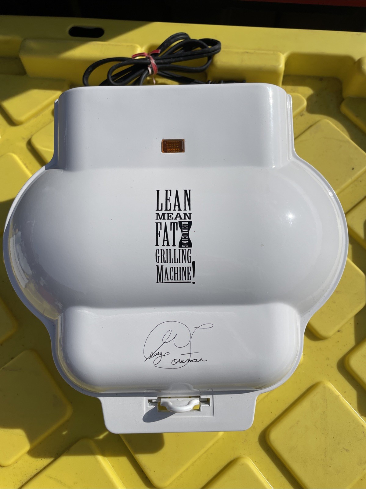 Lean Meat Fat Grilling Machine George Foreman Model GR10WHT