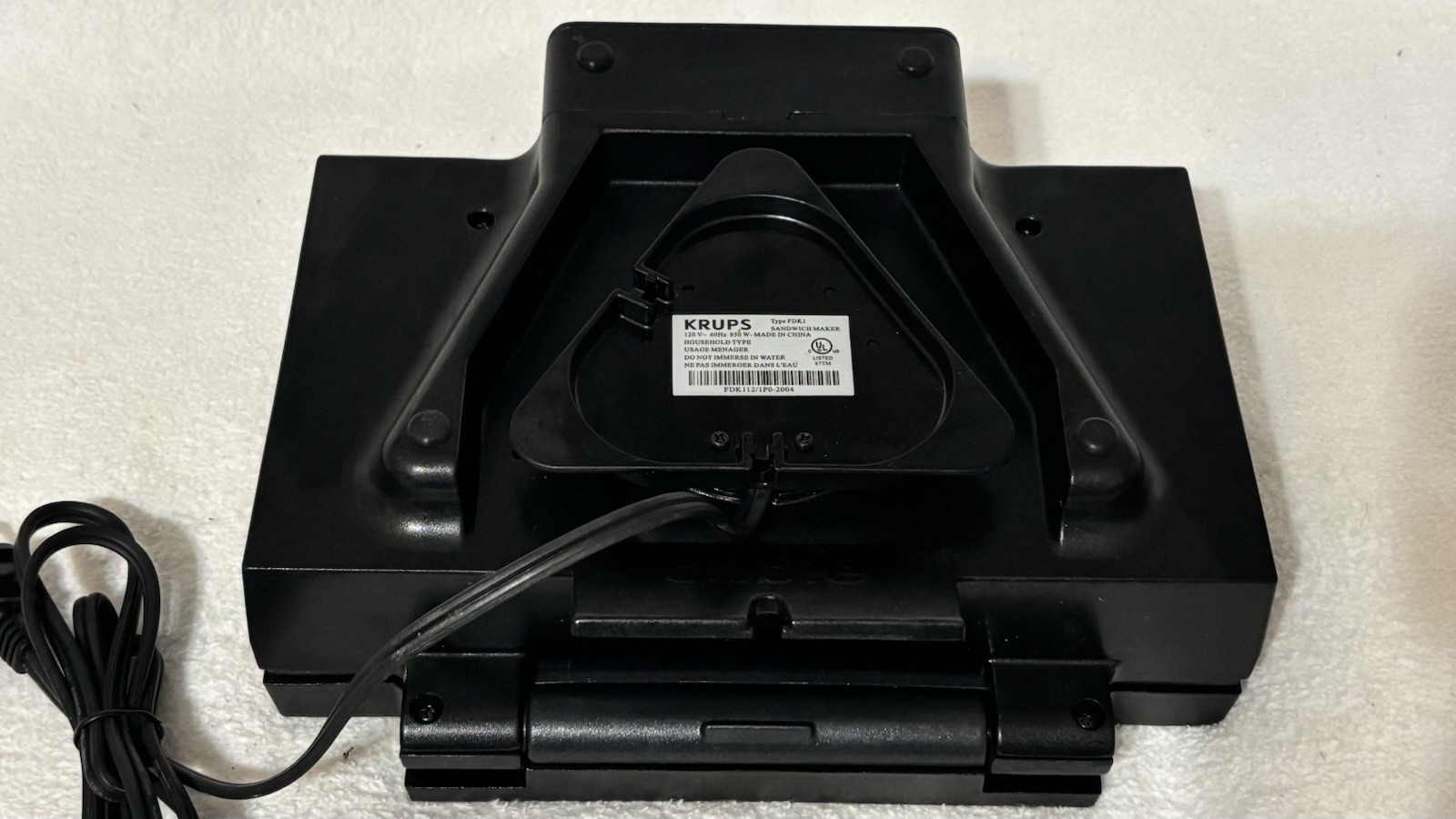 Krups Sandwich Express Maker with Non-Stick Plates and Light Indicator Tested