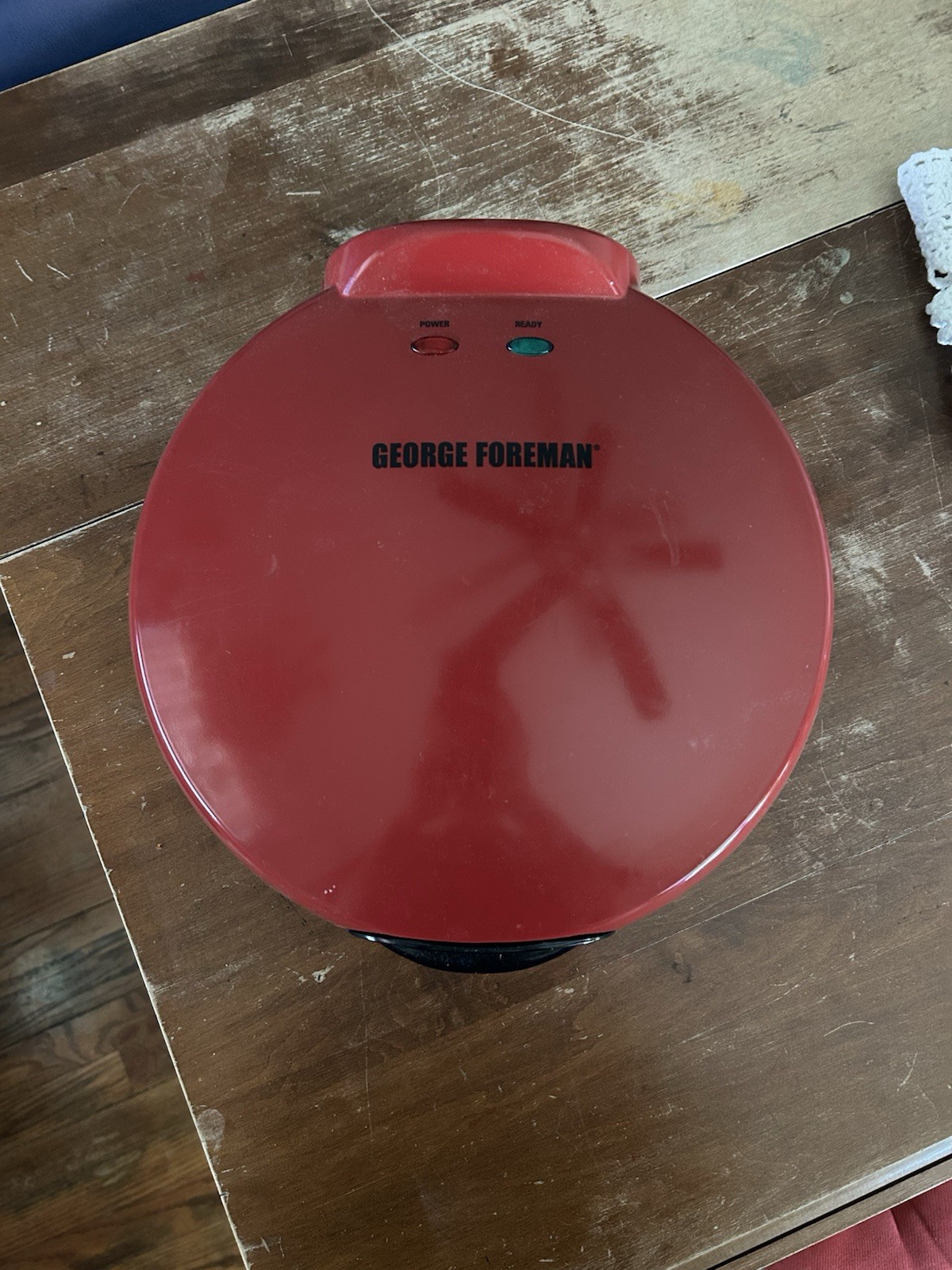George Foreman Hamilton Beach 25475A Red Quesadilla Maker Non-Stick Used