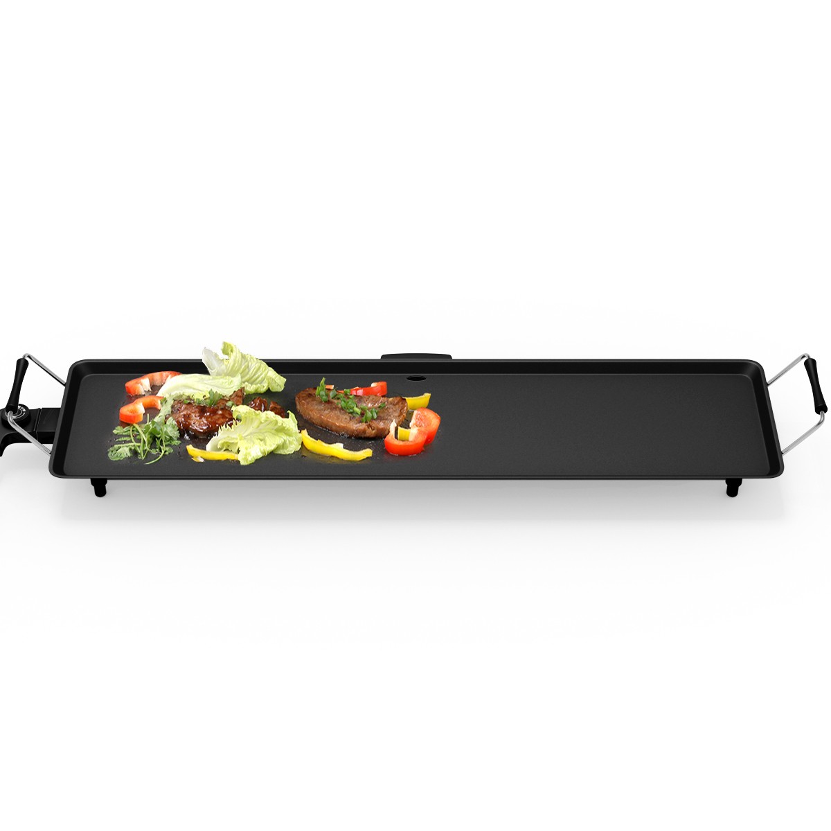 Electric Teppanyaki Table Top Grill Griddle BBQ Barbecue Nonstick Camping New