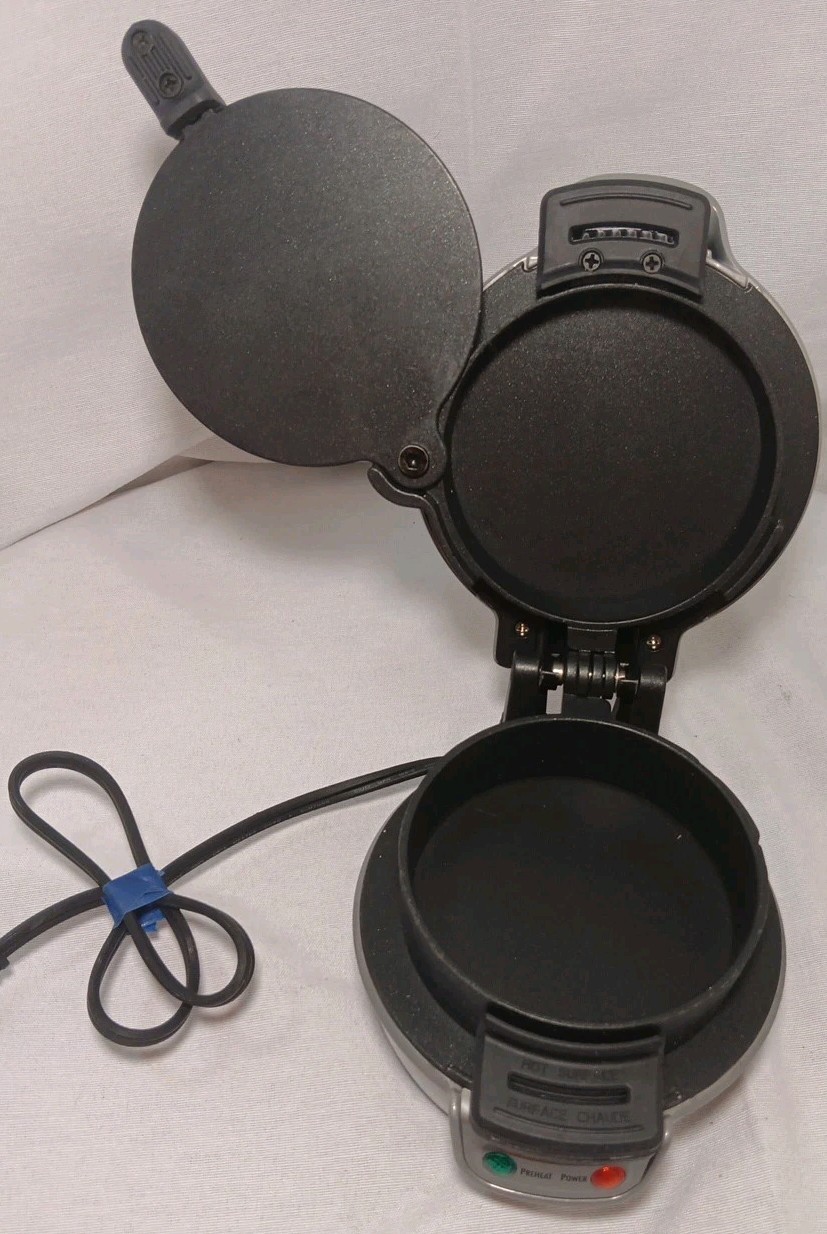 Hamilton Beach ST29 Breakfast Sandwich Maker Mini Electric Gray/Silver Used