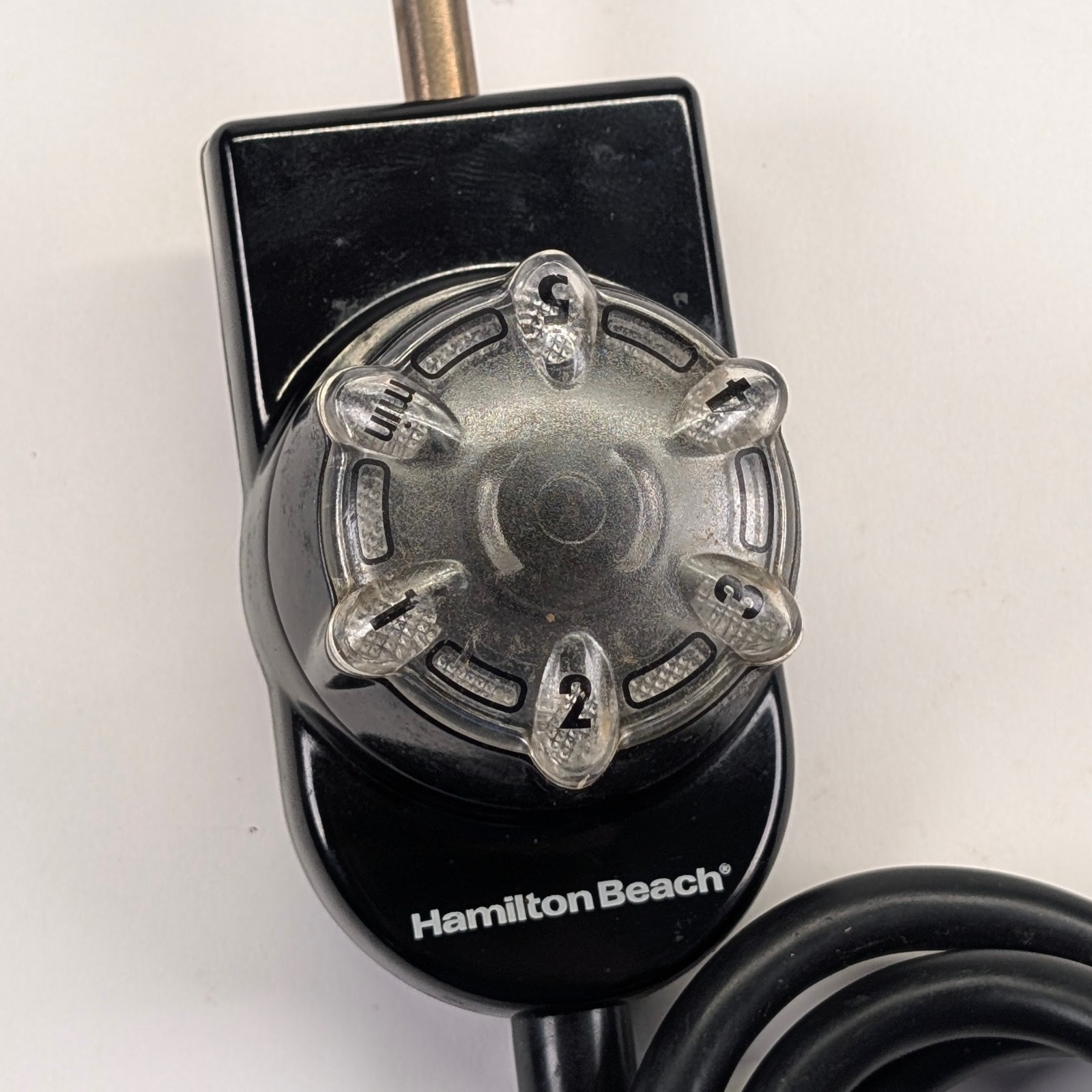 Hamilton Beach Proctor Silex Grill Temp Control Cord Plug Type G15 5038 Black