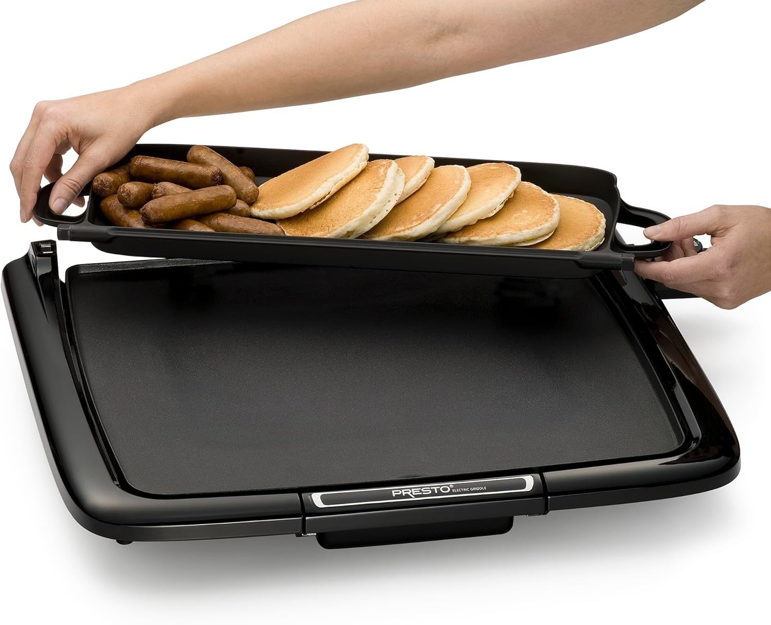 Presto 07023 XL Cool-Touch Electric Griddle Warmer 14×15 Ceramic Nonstick PFAS