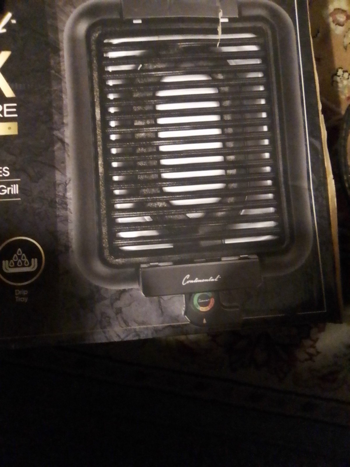 Continental 18K Signature Series Indoor Smokeless Grill New