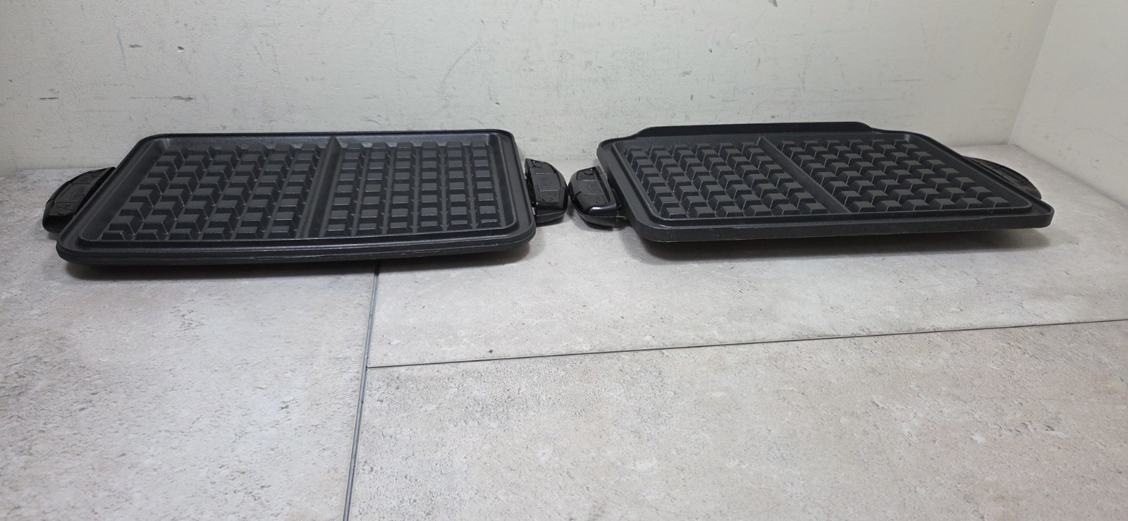 George Foreman EVOLVE Grill Non-Stick Waffle Set TSK-2610 #1#3 Lower & Upper OEM