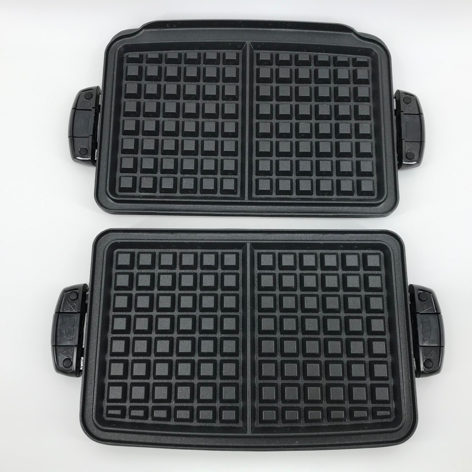 George Foreman EVOLVE Electric Grill Griddle Waffle Plates SK-2610 Upper & Lower