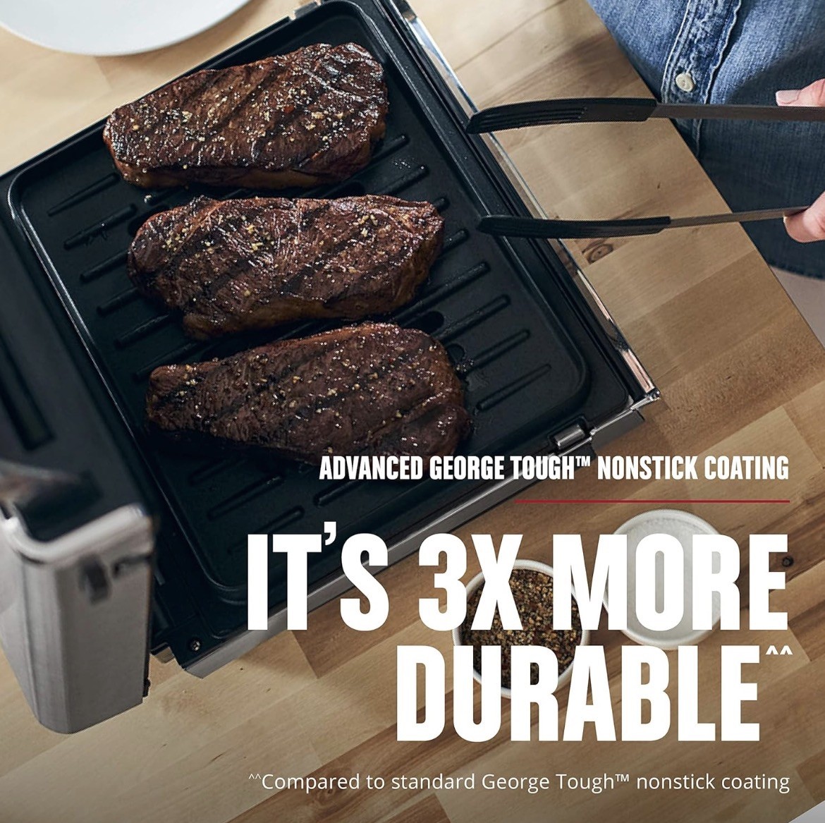 Brand-New In Box George Foreman Smokeless Grill Series GRD6090B