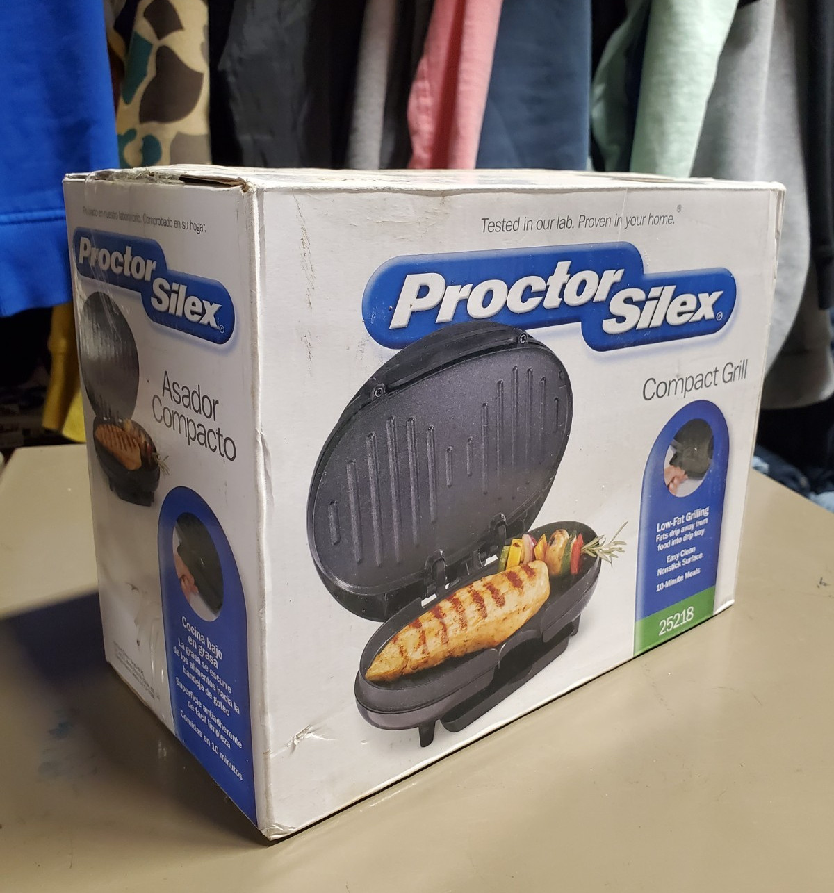 PROCTOR SILEX 25218 Compact Grill NIB
